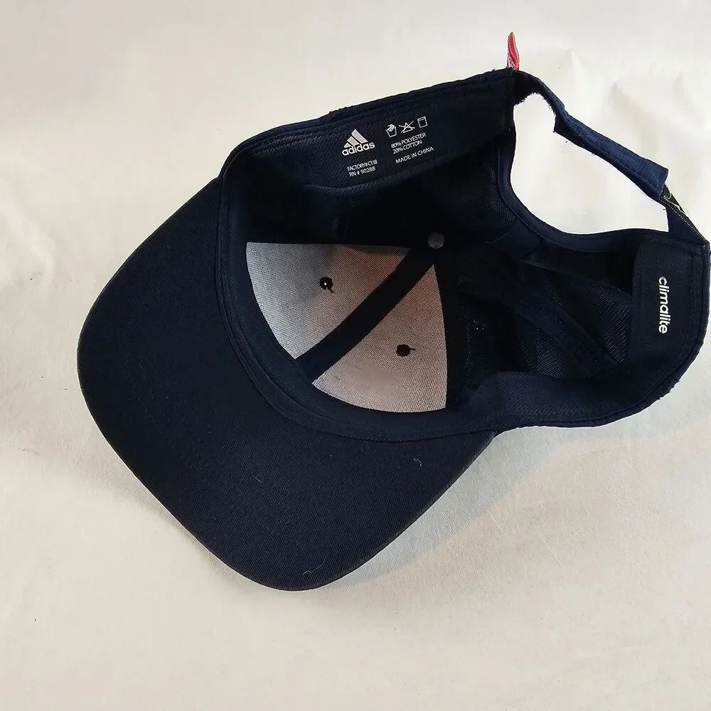 Adidas Hat Mens Adjustable Blue USA Climalite Patriotic Golf Cap Team USA